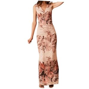 Adrianna Papell X Bhldn Anthropologie Lilliana Dress Size XL 16 EUC